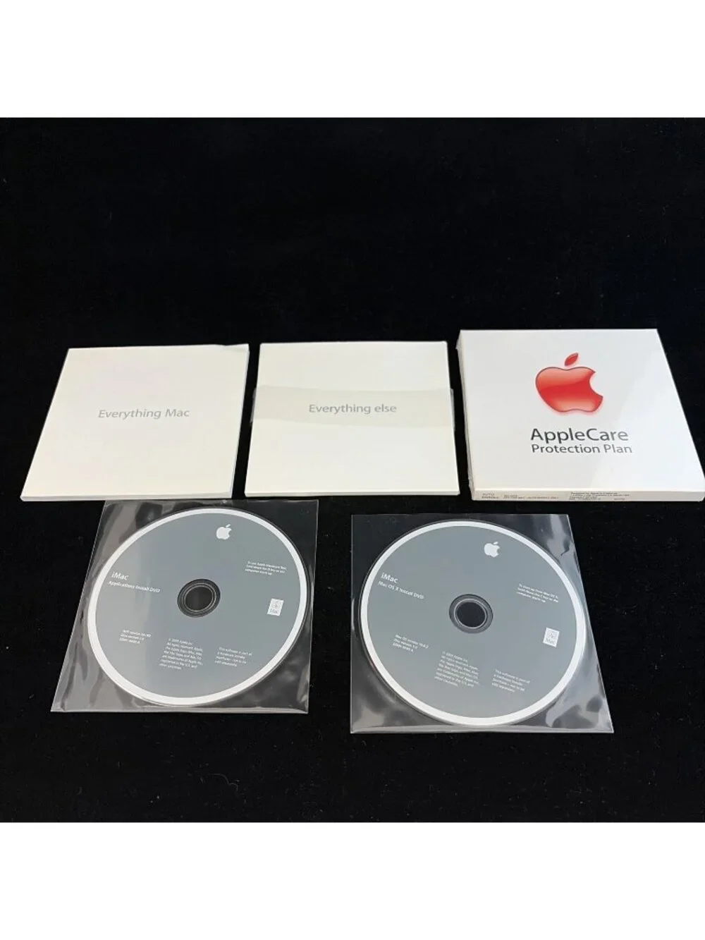 Apple iMac Late 2009 Snow Leopard 10.6.2 Restore Install DVD Disc Set  AppleCare
